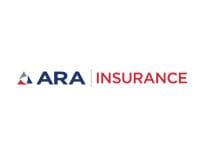 ARA Insurance logo featuring a stylized triangle and bold text, symbolizing reliable insurance services.